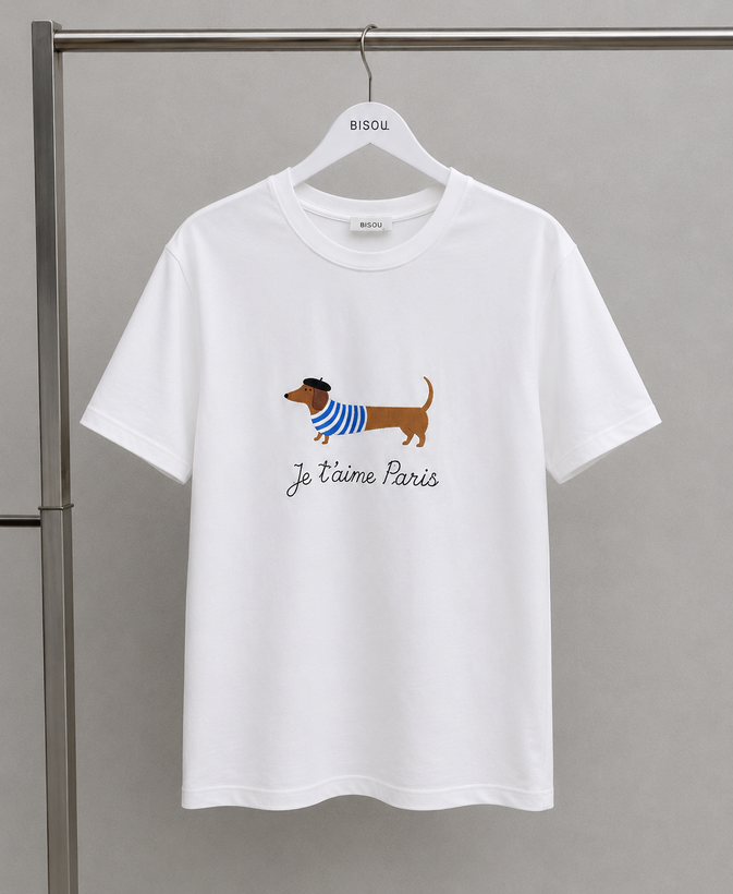 تیشرت زنانه ترک برند بیسئو طرح dog
